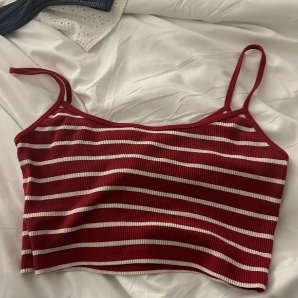 Brandy Melville stripe crop top - Picture 2 of 2